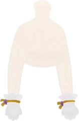 紫の宝石つき白手袋の画像