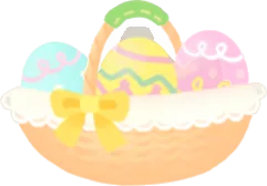 イースターエッグバスケットの画像