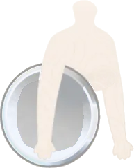 給仕のトレーの画像