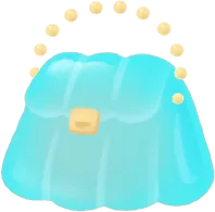 ソーダゼリーのハンドバッグの画像