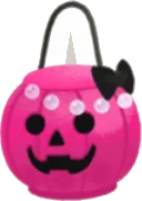 ピンクパンプキンバスケットの画像