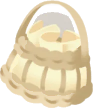 透かし編みバッグの画像