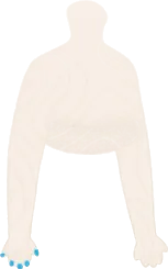 爽やかブルーネイルの画像