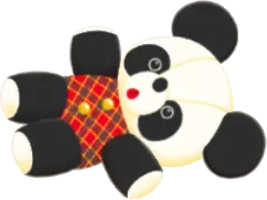かわいいパンダのおともだちの画像