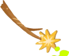 星が咲く木の枝の画像