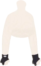 黒革のグローブの画像
