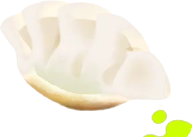 おいしく焼けた餃子の画像
