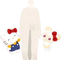 なかよしハローキティとピグミーの画像
