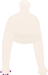 ロックパープルネイルの画像