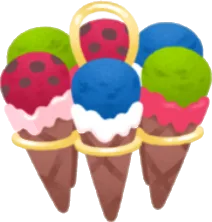 リヴリー用アイスクリームの画像