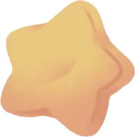 やわらかい星のクッションの画像
