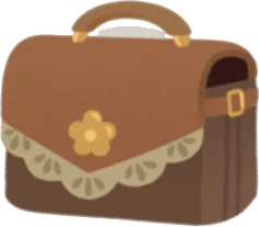 クラシカルなお出かけバッグの画像