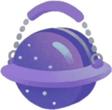 惑星ハンドバッグの画像