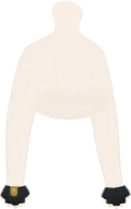厚めの革でできたグローブの画像