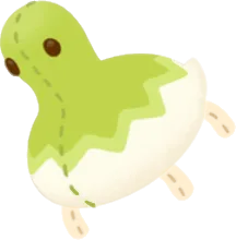 モチガメトイ・黄緑の画像