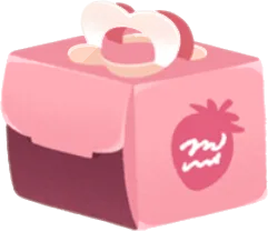 プレゼント用のケーキBOXの画像
