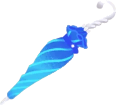 グラデーションの雨傘の画像