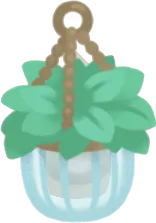 吊り下げ植木鉢の画像