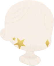 きらめくフェイスペイントの画像