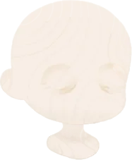 深いシワのチークメイクの画像
