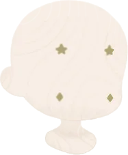 星のかけらフェイスペイントの画像