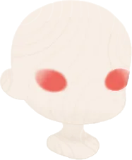 鮮やかな目張り風メイクの画像