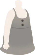 サロペット・灰色の画像
