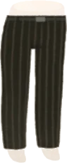 フォーマルなストライプパンツの画像