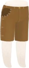 目盛りの描かれたパンツの画像