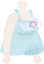 お花付きジャンパーキュロットの画像