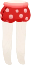 水玉のドロワーズの画像