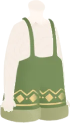 ハッピークリスマスボトムス・緑・の画像