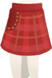 あったかタータンロングスカートの画像