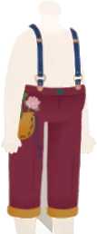 クラシカルなサスペンダーパンツの画像