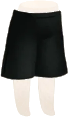 黒のハーフパンツの画像