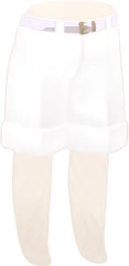 淡色のスクールパンツの画像