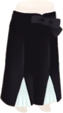 瞑想の黒い洋袴の画像