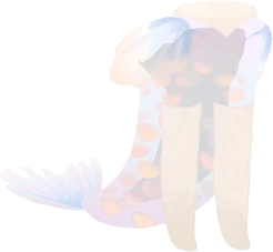 人魚の着ぐるみ・ピンクゴールドの画像
