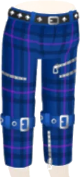 パンクロックチェックパンツの画像