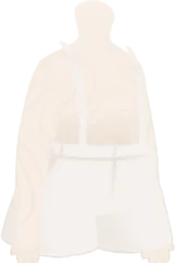 ホワイトショートサロベットの画像