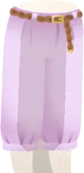 リネンのナチュラルパンツの画像