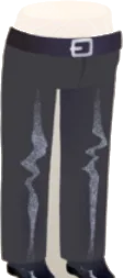 ブラックベルトボトムの画像