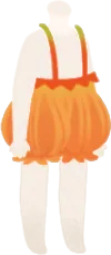 オニオンサロペット・茶の画像