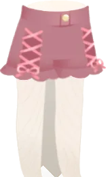 レースアップショートパンツの画像