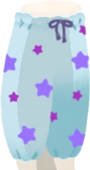 星柄のスウェットパンツの画像