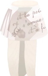 赤ずきんのページスカートの画像