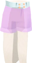 4つボタンショートパンツの画像