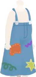 らくがきパッチワークサロベットの画像