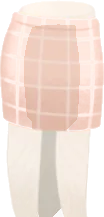 おでかげブラウンチェックスカートの画像