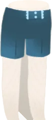 藍色ショートパンツの画像